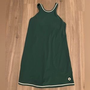 Vuori volley dress S small cactus green